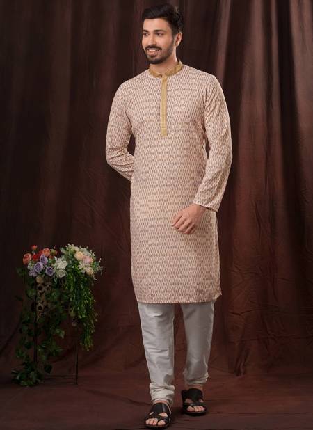 Cream Colour Venecia New Latest Designer Ethnic Wear Chikankari Kurta Pajama Collection 1517-4